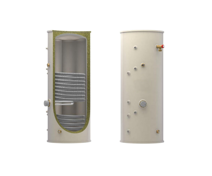 World Heat 500L 3m2 Unvented Heat Pump & Solar Cylinder