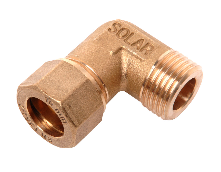 DN16 to 22mm Compression Elbow