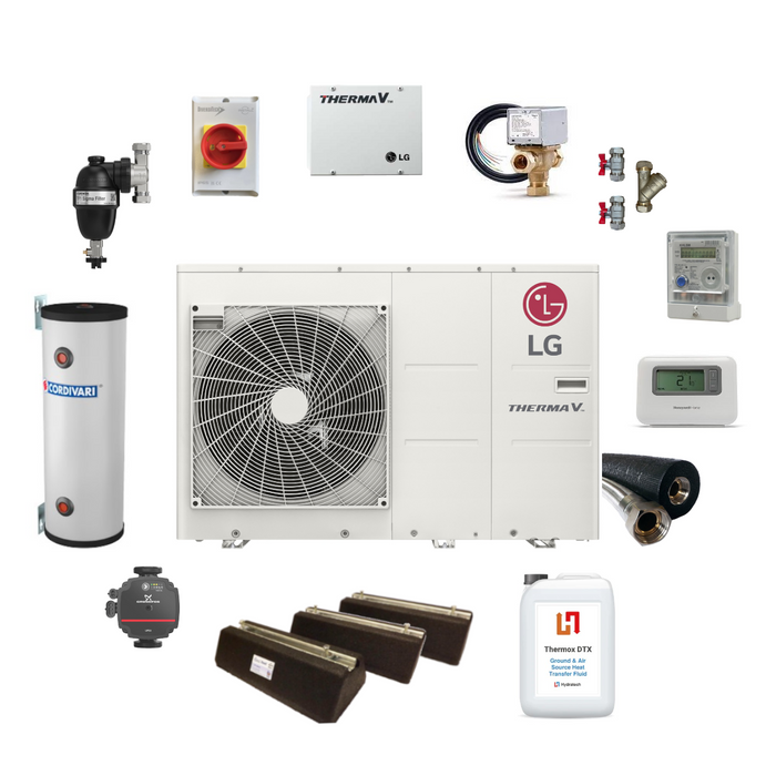 LG monobloc S heat pump kits