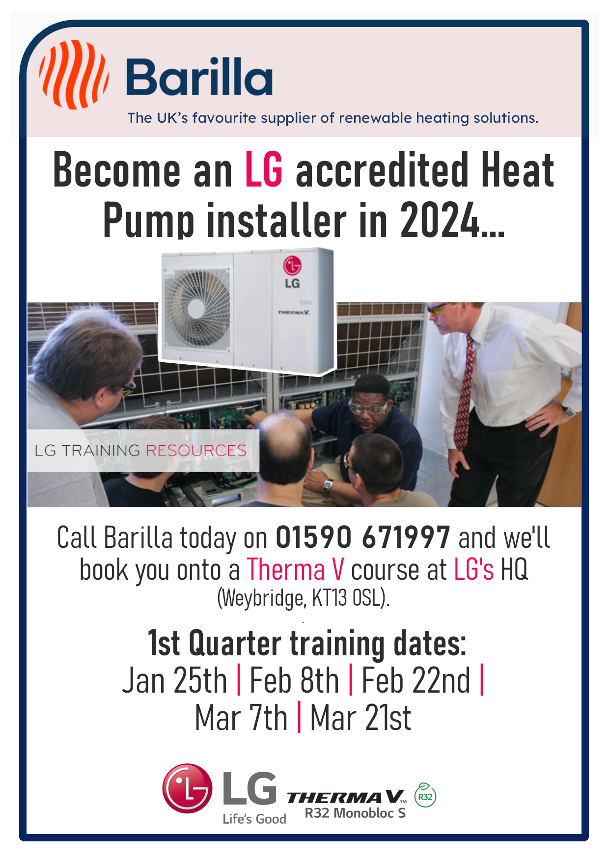 Become an LG accredited installer in 2024...