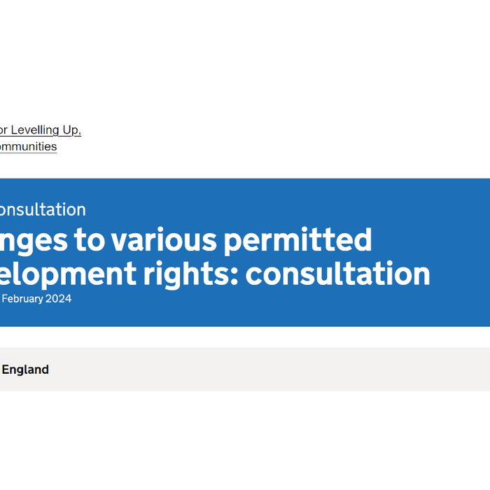 Latest News: Open consultation- Changes to various permitted development rights, including ASHP's.