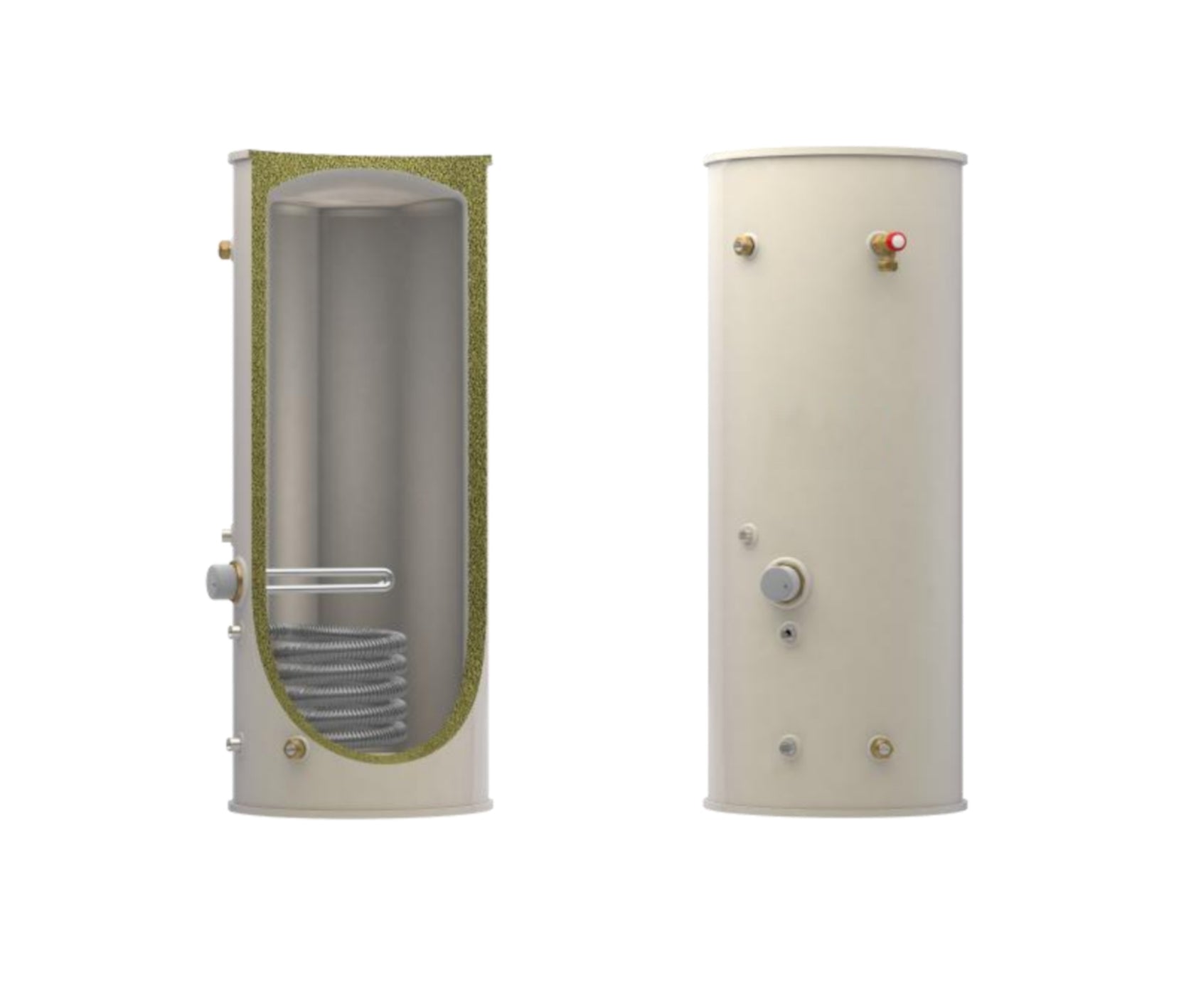 World Heat 250L 3m2 Unvented Heat Pump Cylinder