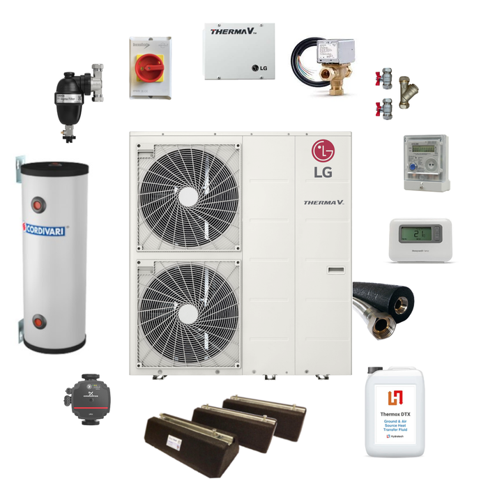 LG monobloc S heat pump kits